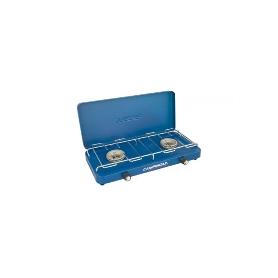 COCINA GAS PORTATIL 2 FUEGOS TAPA