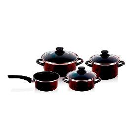 BATERIA COCINA KENIA 7 ELEMENTOS 4 PIEZAS