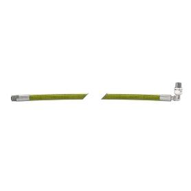 TUBO FLEXIBLE GAS CON VALVULA SEGURIDAD DN12 L1000