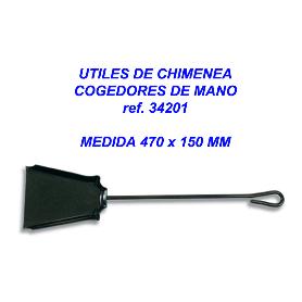 UTILES CHIMENEA RECOGEDOR DE MANO 470X150  MM 34201
