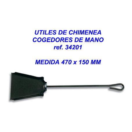 UTILES CHIMENEA RECOGEDOR DE MANO 470X150  MM 34201