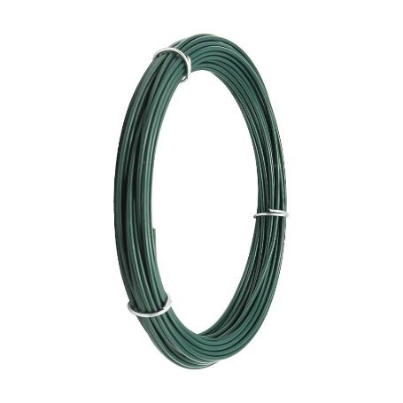 ALAMBRE FORRADO VERDE N16 ROLLO 15MT
