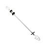 BARRA CORTINA METAL 70-120 CM BLANCO