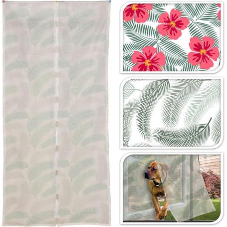 MOSQUITERAS PUERTA DECORADAS 2X50X220 CM LOTE 2