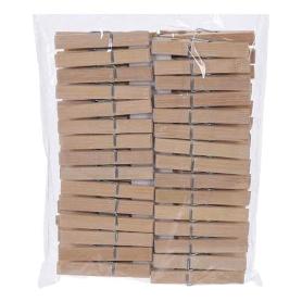 PINZAS ROPA MADERA 10 CM BLISTER 48
