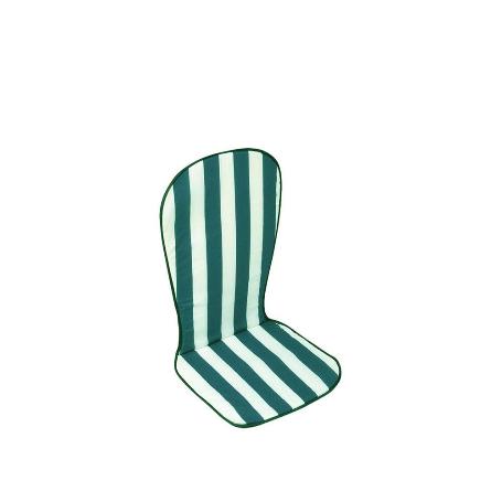 COJINES RESPALDO ALTO RAYA VERDE 88X40X2CM LOTE 2
