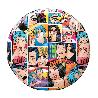 ISLA HINCHABLE POP ART 188 CM 43264
