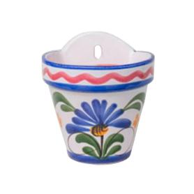 MACETA CERAMICA FLOR COLGAR 17X19 CM