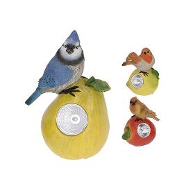 PAJARO LUZ SOLAR 14CM