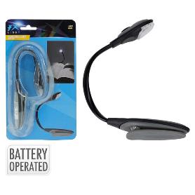 FLEXO LECTURA PINZA LED PILAS BLISTER