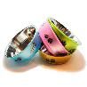 COMEDERO INOXIDABLE COLOR 17 CM SURTIDO