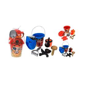 CUBO PLAYA PIRATAS 6 PIEZAS SURTIDO SET 6