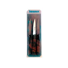 CUCHILLOS MONDADOR 9 CM MANGO NEGRO PACK 3