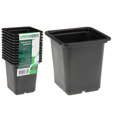 MACETAS PLASTICO 7X7 CM LOTE 12