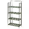 ESTANTERIA PLEGABLE 58X45X118,5 CM NEGRA
