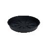 PLATO MACETA PLASTICO 20 CM ANTRACITA