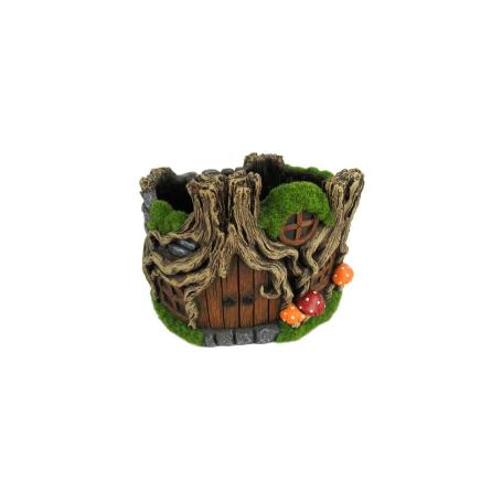 MACETERO MADRIGUERA RAICES 19X16X16 CM 54118