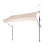 TOLDO + ESTRUCTURA 250X120 CM CREMA