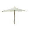 PARASOL MADERA 250 CM BLANCO