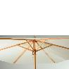 PARASOL MADERA 250 CM BLANCO