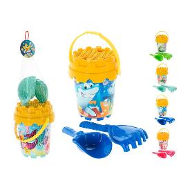 CUBO PLAYA 4 PIEZAS SURTIDO SET 4