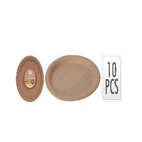 PLATOS CARTON 22 CM LOTE 10