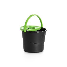 CUBO ESCURRIDOR REDONDO NEGRO NICE 12L