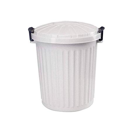CUBO BASURA OSCAR CON TAPA 23L GRANITO