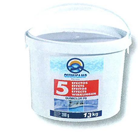 CLORO PASTILLAS 5 EFECTOS 250 GR 13 KG BIDON