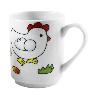 TAZAS MUGS POLLITO 9502 2 PIEZAS JUEGO