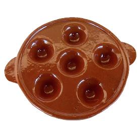 PLATO HUEVOS CERAMICA 16 CM