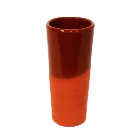 VASO TUBO BARRO 330 ML 7X16 CM