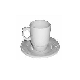 TAZA CAFE CON PLATO PORCELANA 1259