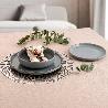 VAJILLA CERAMICA DUNA GRIS 12 PIEZAS