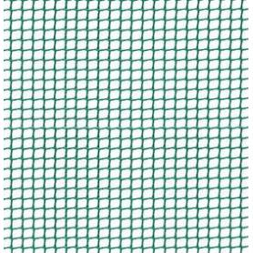 MALLA PLAST. VERDE 5X5MM APROX. BALCONET R/25M.