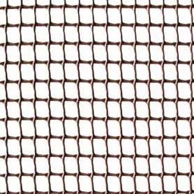 MALLA PLAST. MARRON 10X10 MM APROX BALCONET R/25M.