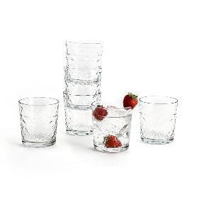 VASOS 26 CL ROMBOS CAJA 6