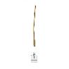 ASTIL AZADA ANDALUZA CURVO 900X45 MM