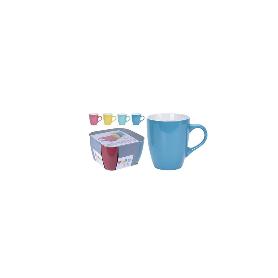 TAZAS MUG PASTEL 340 ML 4 PIEZAS LOTE 4