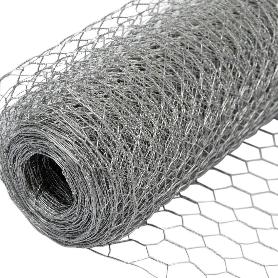 ENREJADO 19X05 100 CM TRIPLE TORSION GALV  ROLLO 50 M