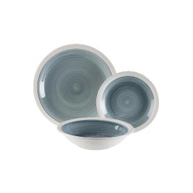 VAJILLA 18 PIEZAS LEGRAND AZUL