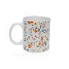 TAZA MUG PORCELANA FLOWERS 350 ML