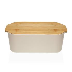 PANERA PLASTICO + TABLA CORTAR BAMBU BLANCA