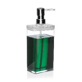 DISPENSADOR JABON TRANSPARENTE 9,4X5,7X23 CM