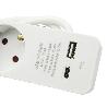 BASE MULTIPLE 4T CON USB+A+C 3680W BLANCO