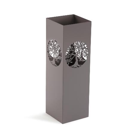 PARAGÜERO METAL ARBOL DE LA VIDA GRIS