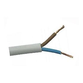 MANGUERA ELECTRICA 2X1MM  BLANCA ROLLO 100MT.