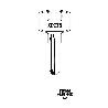 LLAVIN AMG-10D LATON SEGURIDAD B/10