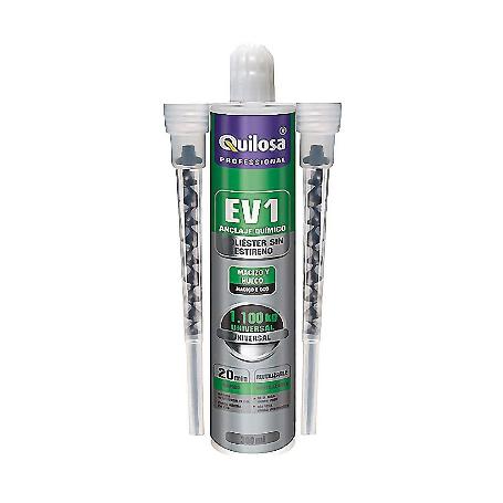 RESINA POLIESTER EV1 300ML GRIS SIN ESTIRENO CARTUCHO