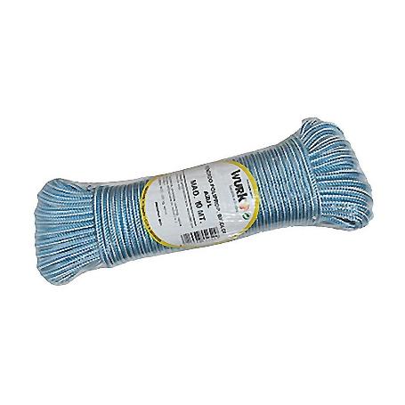 CUERDA TRENZADA POLIPROPILENO AZUL ROLLO 10M